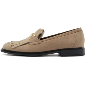 Isabel Bernard - Vendôme Lave - Dames - Loafers - Taupe - Kalfsleer