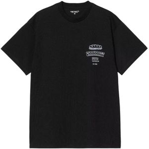 Carhartt Wip, Heren, Tops, Zwart, Maat: M Katoen,