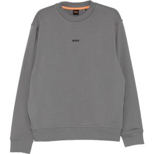 Hugo, Heren, Sweatshirts & Hoodies, Grijs, Maat: S Katoen,