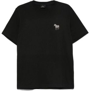 Paul Smith, Heren, Tops, Zwart, Maat: S Katoen,