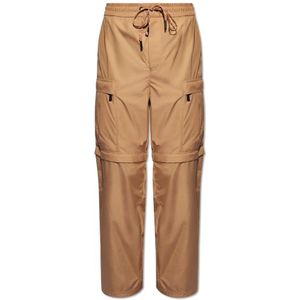 Moncler Broek met afneembare pijpen , Beige , Heren , Maat: XL