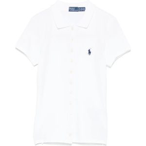 Ralph Lauren, Dames, Tops, Wit, Maat: M