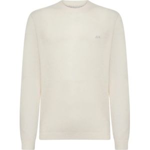 Sun68, Heren, Truien, Beige, Maat: M Wol,