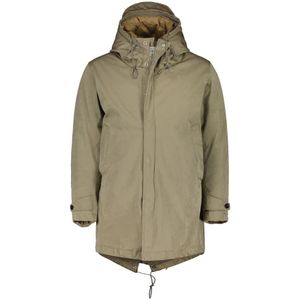 Ten C, Heren, Mantels, Groen, Maat: 3XL