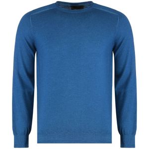 Moorer, Heren, Truien, Blauw, Maat: M