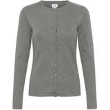 Saint Tropez - Mila - Cardigan - Mist Grey Melange - 80% Viscose, 20% Polyamide