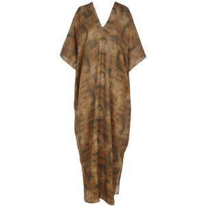 Cortana, Dames, Jurken, Bruin, Maat: S Zijde,