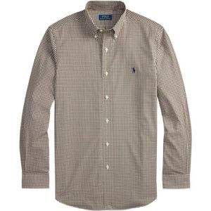 Polo Ralph Lauren, Heren, Overhemden, Bruin, Maat: S