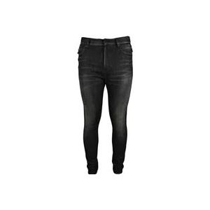 Balmain Zwarte Jean met zakken aan de voor- en achterkant , Black , Heren , Maat: W29