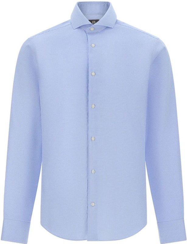 Boggi Milano - Overhemden - Blauw - Katoen