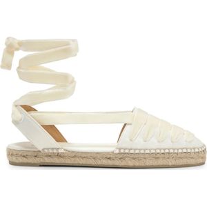 Castañer, Dames, Schoenen, Wit, Maat: 37 EU Satijn,