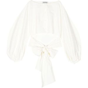 Del Core, Dames, Blouses & Shirts, Wit, Maat: XS