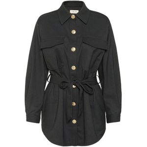 Cream - CRBabeth Overshirt - Grijs - Dames - Lichtgewicht