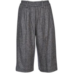 Brunello Cucinelli, Dames, Korte broeken, Grijs, Maat: S