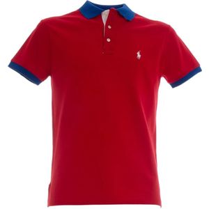 Polo Ralph Lauren, Heren, Tops, Rood, Maat: S Katoen,
