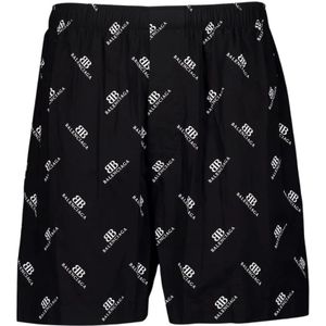 Balenciaga, Heren, Badkleding, Zwart, Maat: S Katoen,