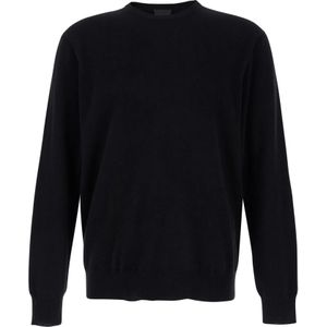 Plain, Heren, Truien, Zwart, Maat: 2XL Kasjmier,