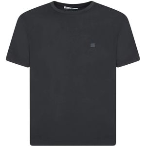 Acne Studios, Heren, Tops, Zwart, Maat: S Katoen,