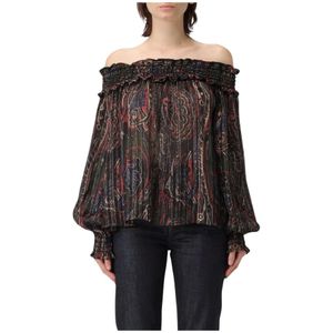 Saint Laurent, Dames, Blouses & Shirts, Veelkleurig, Maat: M