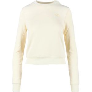 Diesel, Dames, Sweatshirts & Hoodies, Wit, Maat: S Katoen,