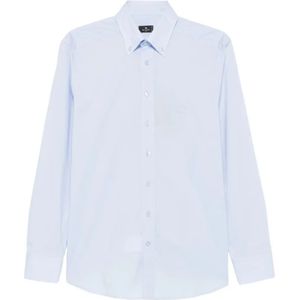 Etro, Heren, Overhemden, Blauw, Maat: M Katoen,