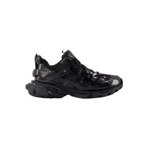 Balenciaga Stoffen Sneakers met Rubberen Zool , Black , Dames , Maat: 35 EU