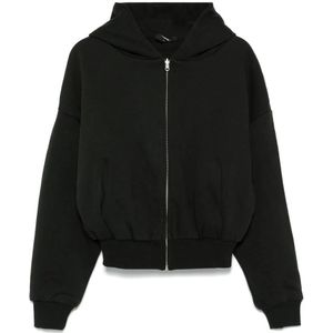 Entire Studios, Heren, Sweatshirts & Hoodies, Zwart, Maat: L Katoen,