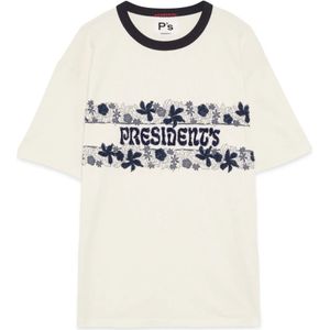 President's, Heren, Tops, Beige, Maat: L Katoen,