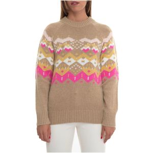 Pennyblack, Dames, Truien, Veelkleurig, Maat: L Wol,