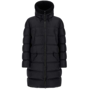 Herno, Heren, Mantels, Zwart, Maat: XL Nylon,