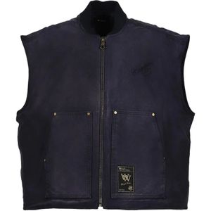 Willy Chavarria, Heren, Jassen, Blauw, Maat: M