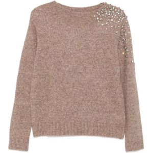 Seventy, Dames, Truien, Bruin, Maat: S Wol,