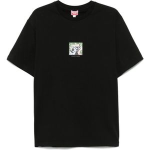 Kenzo, Heren, Tops, Zwart, Maat: M