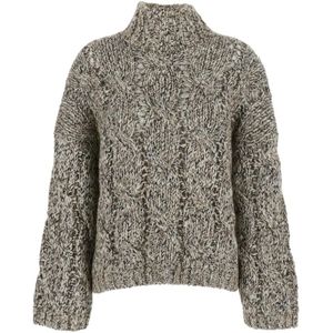 Brunello Cucinelli, Dames, Truien, Beige, Maat: S