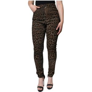 Dolce & Gabbana, Dames, Jeans, Veelkleurig, Maat: L Denim,