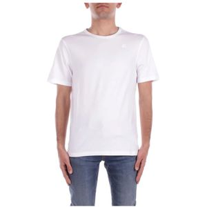 K-Way, Heren, Tops, Wit, Maat: XL Katoen,