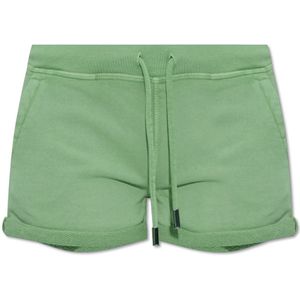 Dsquared2, Dames, Korte broeken, Groen, Maat: 2XS Katoen,
