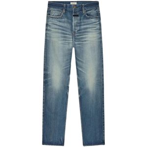 Fear Of God, Heren, Jeans, Blauw, Maat: W31 Leer,