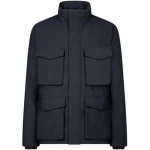 Save The Duck, Heren, Jassen, Blauw, Maat: M Poliester,