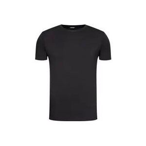 Dsquared2 Zwarte T-shirts en Polos , Black , Heren , Maat: S