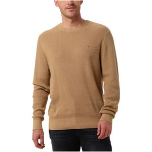 Tommy Hilfiger, Heren, Truien, Beige, Maat: XL Katoen,