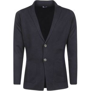 Filippo De Laurentiis, Heren, Truien, Blauw, Maat: XL Wol,