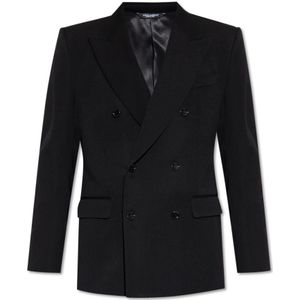 Dolce & Gabbana - Blazer - Zwart - Linnen