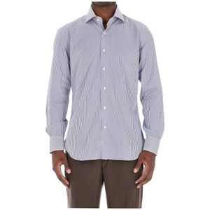 Barba, Heren, Overhemden, Veelkleurig, Maat: S Katoen,