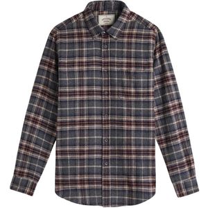 Portuguese Flannel, Heren, Overhemden, Grijs, Maat: M Katoen,