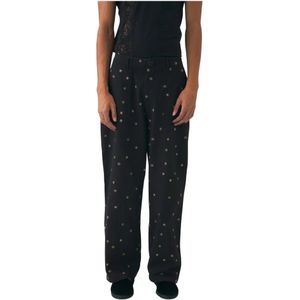 Antik Batik, Heren, Broeken, Zwart, Maat: M Katoen,