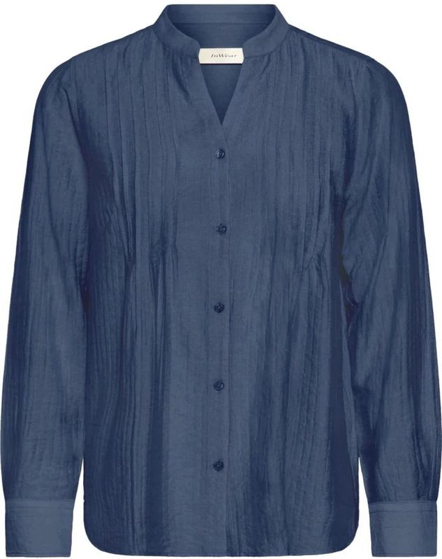 InWear, Dames, Blouses & Shirts, Blauw, Maat: 2XS