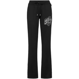 Philipp Plein, Dames, Broeken, Zwart, Maat: XS Zijde,