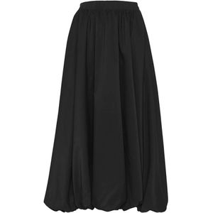 Kaffe, Dames, Rokken, Zwart, Maat: XL Poliester,
