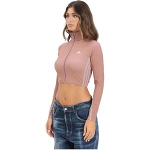 ADIDAS ORIGINALS Gebreid vest 'FIREBIRD'  mauve / wit